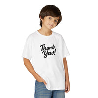 Thank Yew graphic tee | Youth Athletic Tee - image 3
